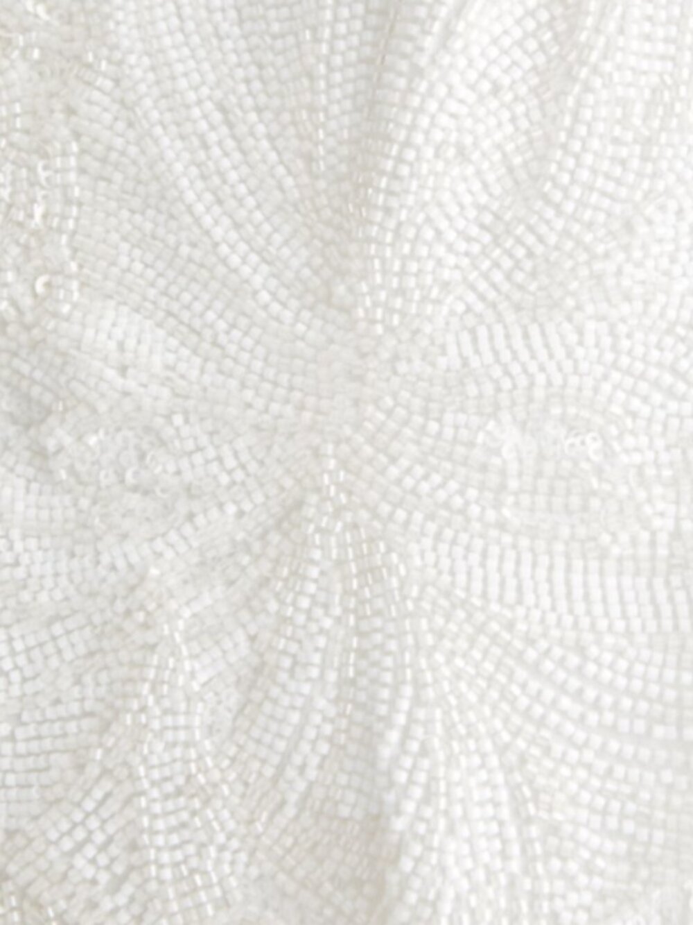 Abercrombie & Fitch NWT White Beaded Mini Dress (Medium/M) - Picture 5 of 5